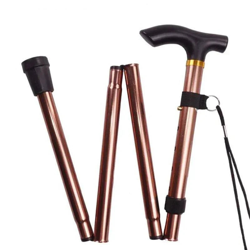 Hiking Camping Mountaineering Poles Walking Stick Telescopic Baton Trekking Poles Folding Cane Crutches Pole Unisex-WAYBIKER