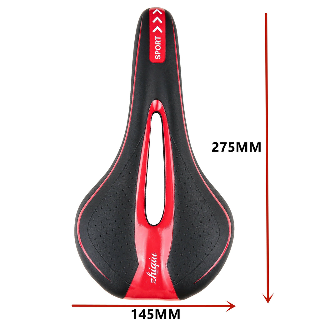 Bike Seat Comfortable Bicycle Saddle with Ergonomic Zone for Men & Women Bike Saddle Universal fit for BMX, MTB & Road Bike-WAYBIKER