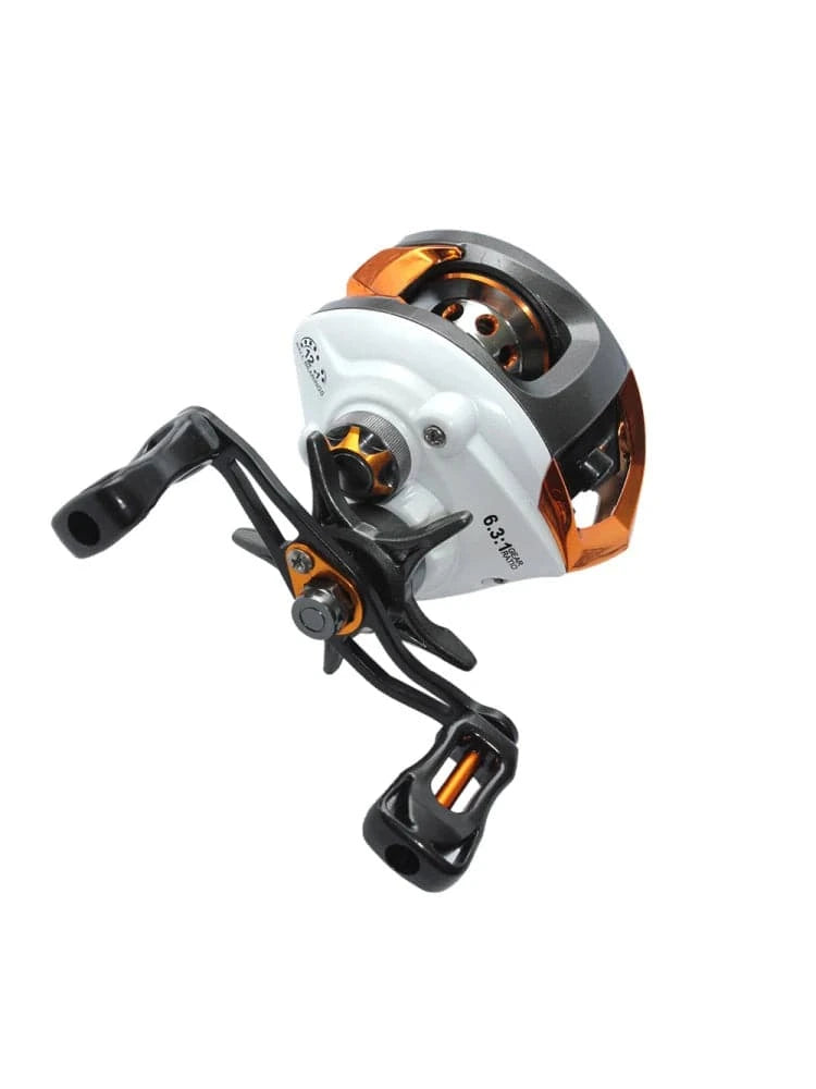 12+1 Ball Bearings Baitcasting Reel Fishing Fly High Speed Fishing Reel with Magnetic Brake System-WAYBIKER