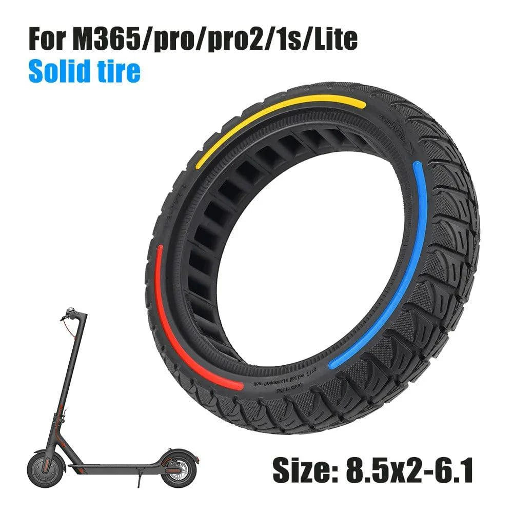 8.5x2-6.1 Electric Scooter Honeycomb Tire Tubeless Solid Tire Compatible for Xiaomi M365/pro/pro2/1s/Lite Electric Scooter-WAYBIKER