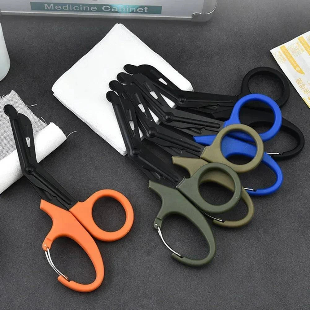 Survive Paramedic Medical Rescue Scissor Trauma Gauze IFAK Emergency First Aid Shear Outdoor Nurse Utility Camp Hike Home Tijera-WAYBIKER