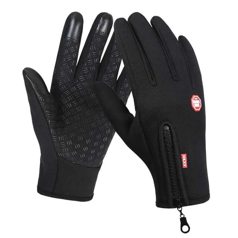 Hot Winter Gloves For Men Women Touchscreen Warm Outdoor Cycling Driving Motorcycle Cold Gloves Windproof Non-Slip Womens Gloves-WAYBIKER