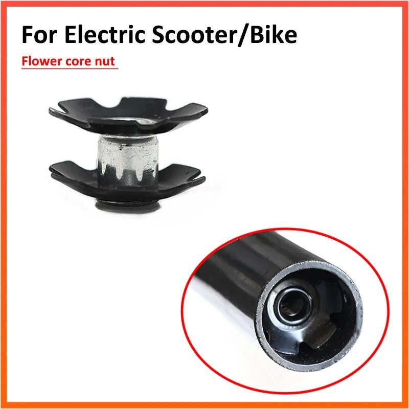 M365 Front Fork Hanging Core Flower Core Nut for Xiaomi M365 1S Pro Ninebot Max G30 Electric Scooter Fork Bowl Group 28.6mm-WAYBIKER