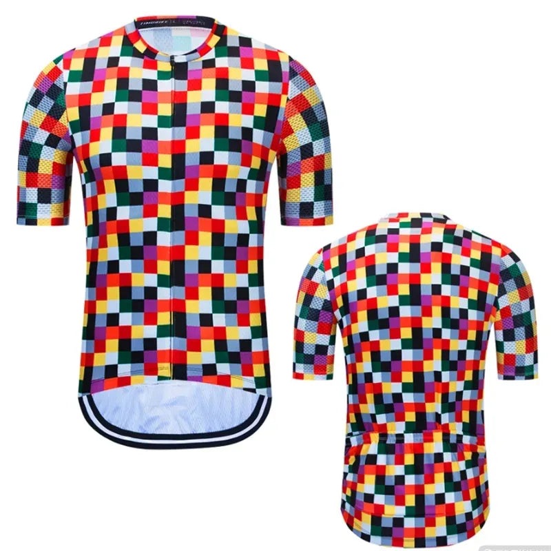 Bike Wear Classic Black Men Cycling Jersey Tops Short Sleeve Cyclist Clothes Shirt Maillot Summer Bicycle 2023 Cycling Racing-WAYBIKER