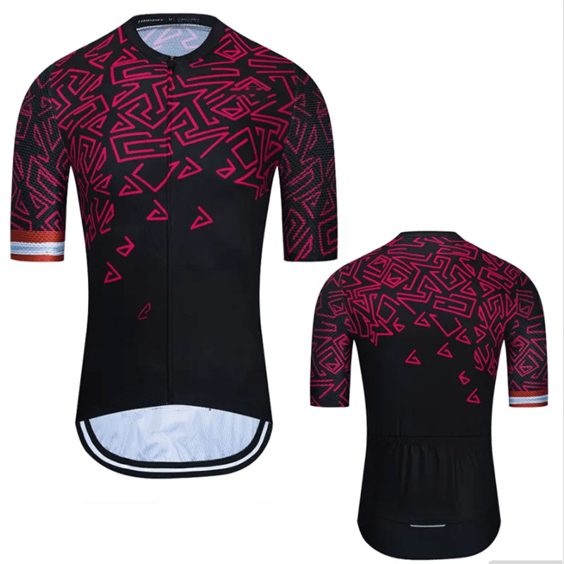 Bike Wear Classic Black Men Cycling Jersey Tops Short Sleeve Cyclist Clothes Shirt Maillot Summer Bicycle 2023 Cycling Racing-WAYBIKER