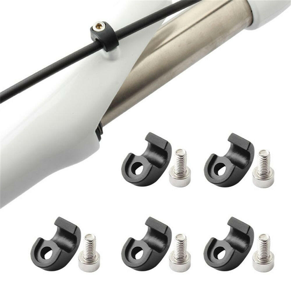 5PCS/pack Bike Fork Cable Clamp Hydraulic Disc Brake Hose Fixed Buckle Fork Cable Housing Guide Repair Accessory