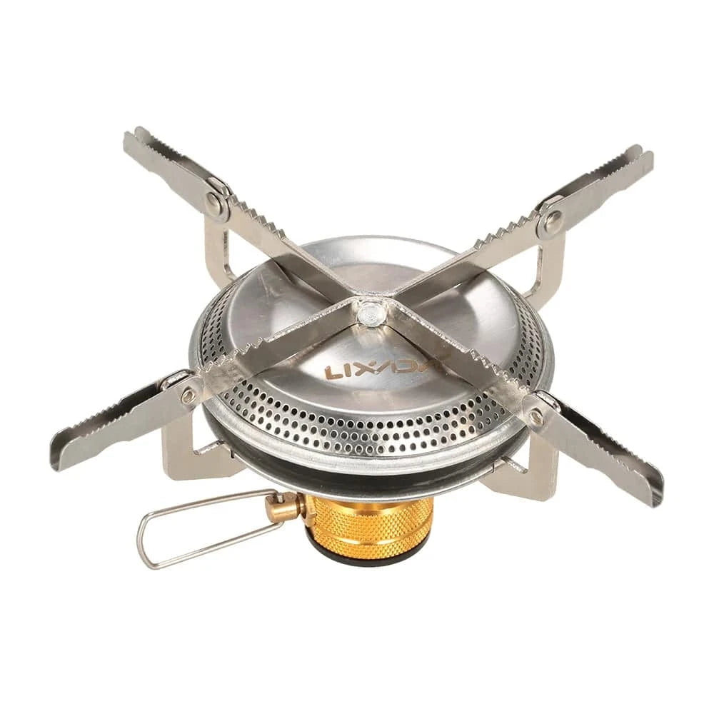 Lixada 3500W Ultralight Portable Outdoor Camping Gas Stove Hiking Backpacking Picnic Cooking Stove Furnace-WAYBIKER