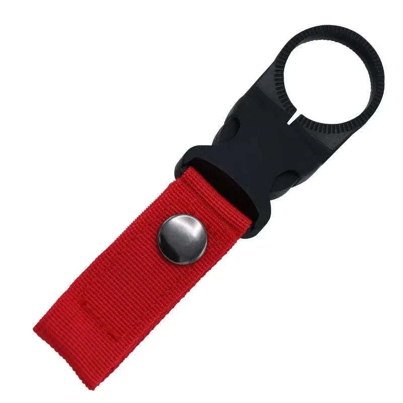 Webbing Buckle Hook Water Bottle Holder Clip Outdoor Military Nylon EDC Climb Carabiner Belt Backpack Hanger Camp-WAYBIKER
