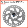 130mm Brake Disc For Xiaomi Mi Electric Scooter 3 / 4 Pro Stainless Steel Rotor Pad Contains 5 Screws Replacement Parts-WAYBIKER