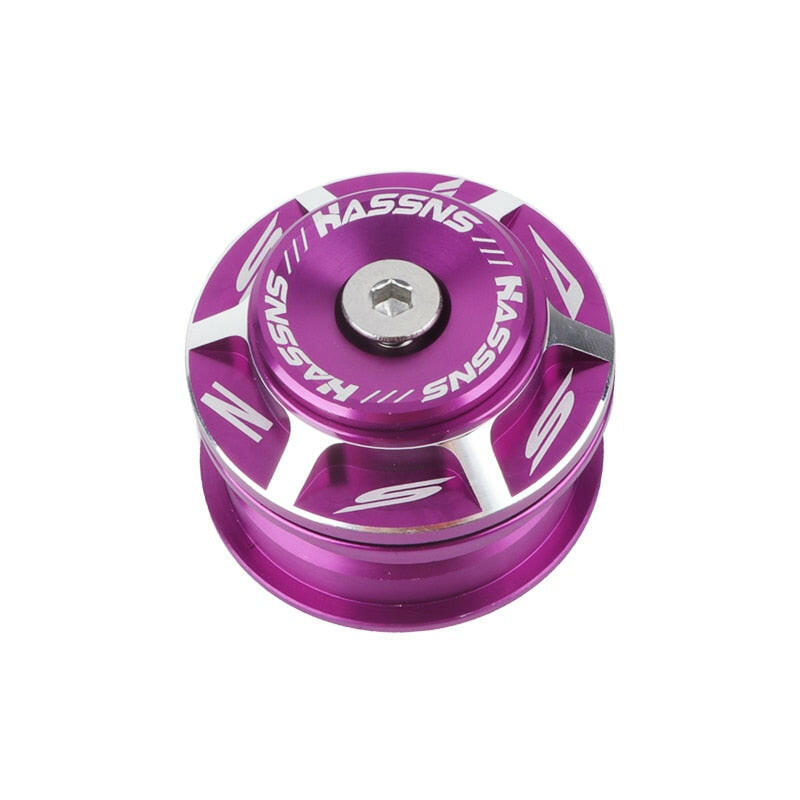 HASSNS Headset Mtb Steering Box 44mm Headset Bicycle Steering Bearings 1 1/8 Integrated Mountain Bike Head Set Cycling With Cap-WAYBIKER