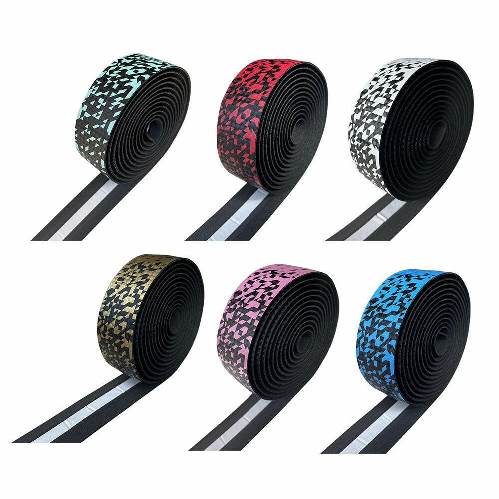 Non-slip Bicycle Handlebar Tape Sweat Absorption Cycling Wrap End Plug Handle Bar Belt Wrap PU EVA Cycling MTB Road Bike Tape-WAYBIKER
