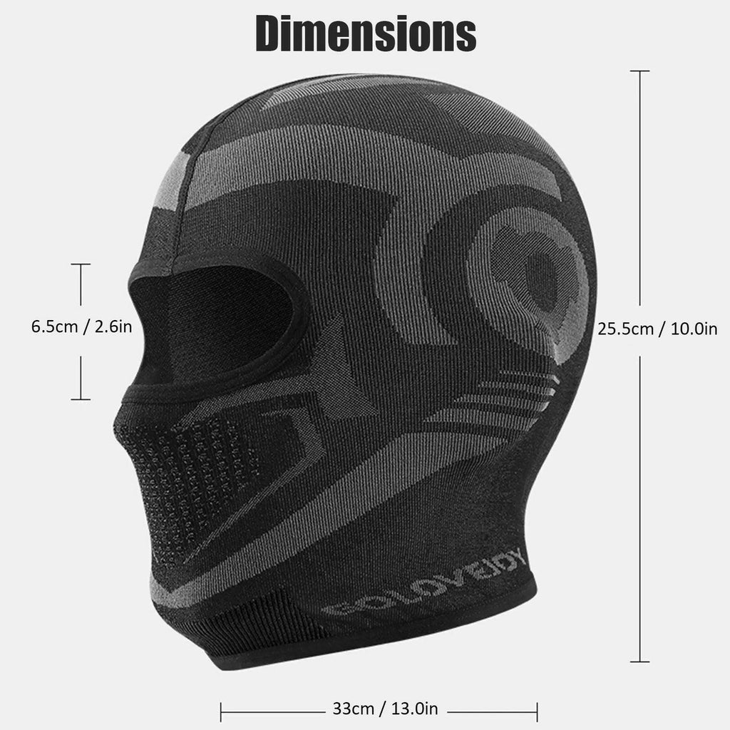 Ski Cap Windproof Dustproof Thermal Face Cover Neck Gaiter Skiing Snowboarding Motorcycling for Men Women-WAYBIKER