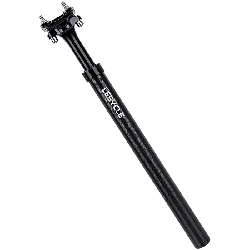 Lebycle MTB Bike Aluminum alloy 400MM shock absorber Seatpost Adjustable Suspension Seat Post Travel 50MM-WAYBIKER