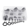 90pcs Portable Fishing Rod Repair Kit Fishing Rod Guides Rings Tips Fishing Accessories For Outdoor Fishing Tools-WAYBIKER