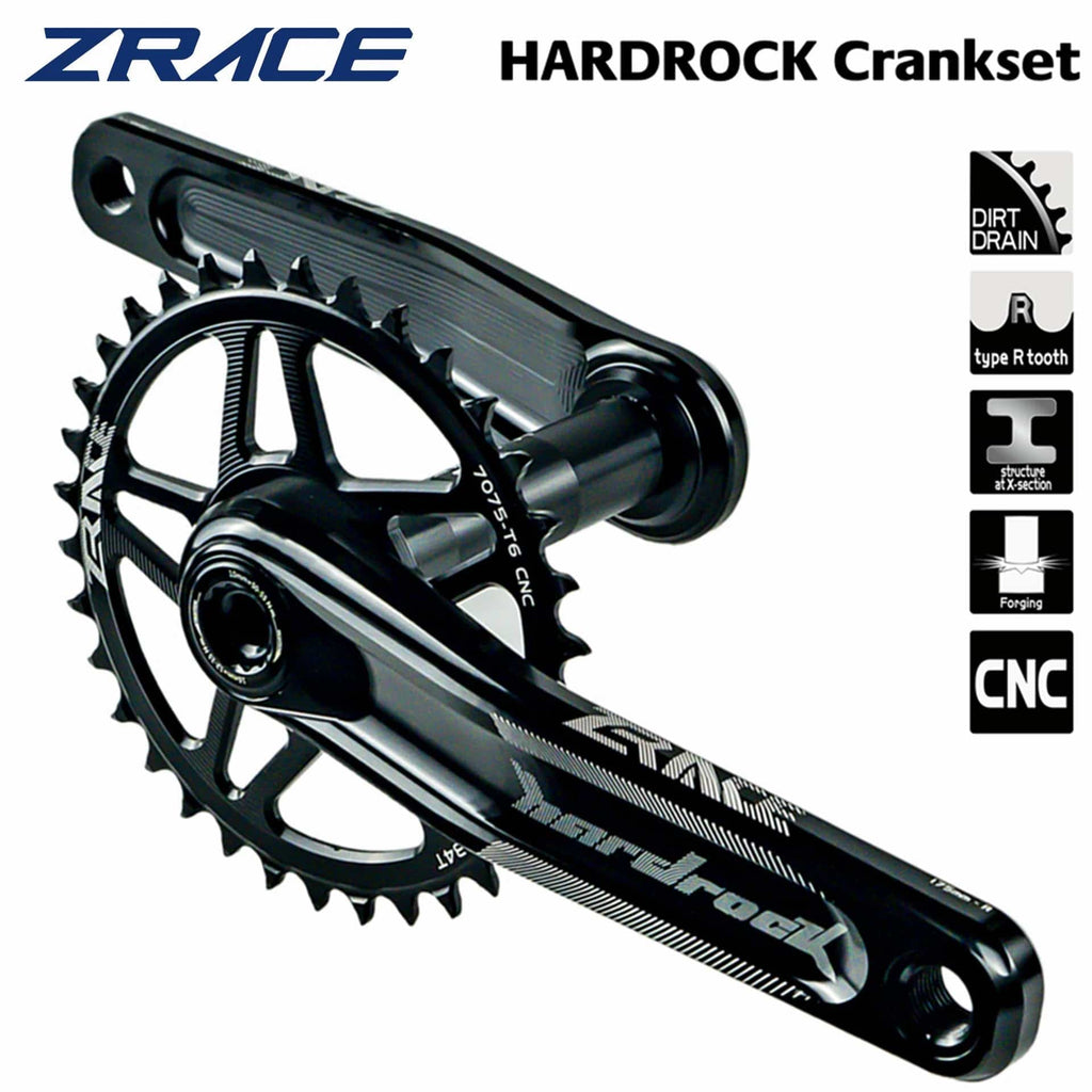 ZRACE HARDROCK 1 x 10 11 12 Speed Boost Crankset Eagle Tooth for MTB XC/TR 170 / 175mm,32T/34T/36T,BB68/73 Chainset-WAYBIKER