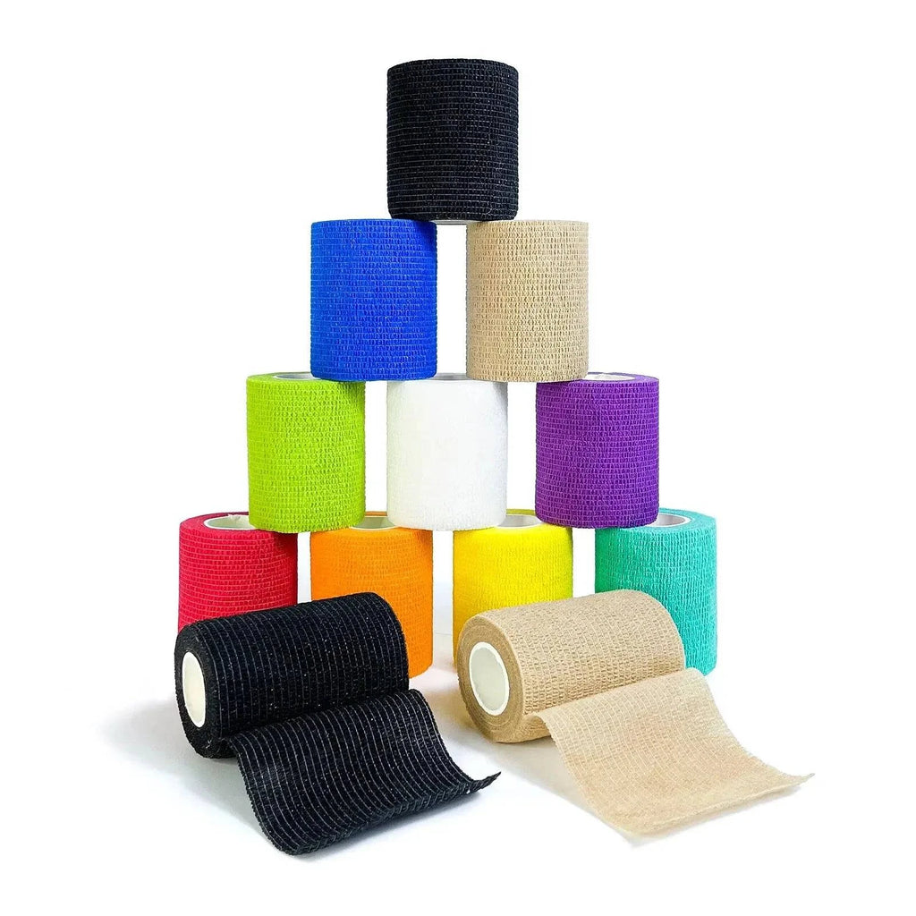 Colorful Athletic Wrap Tape Self Adhesive Elastic Bandage Elastoplast Sports Protector Knee Finger Ankle Palm Shoulder-WAYBIKER