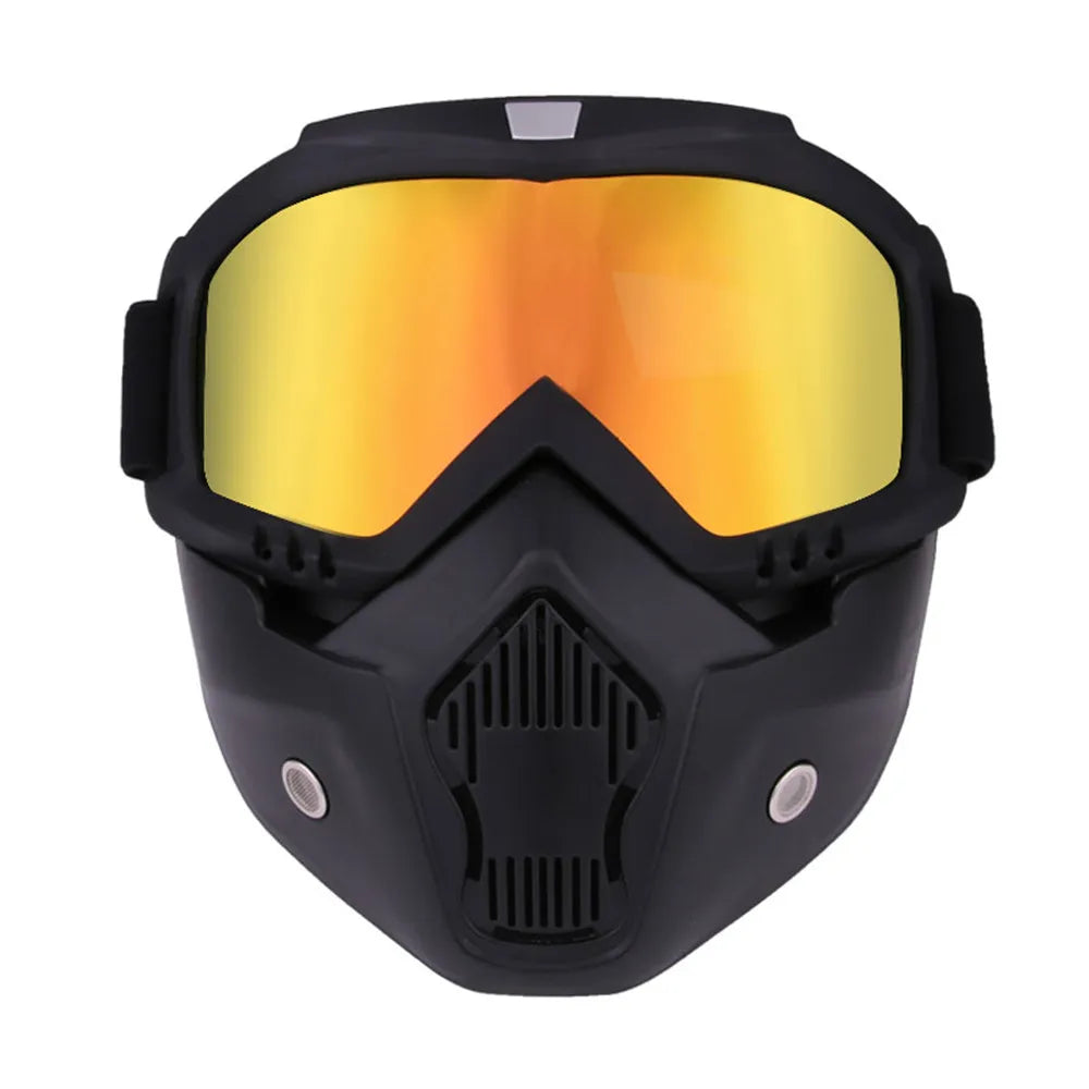 Outdoor Sport Windproof Mask Goggle HD Cycling Glasses Snowboard Eyewear Riding Motocross Summer UV Protection Sunglasses-WAYBIKER
