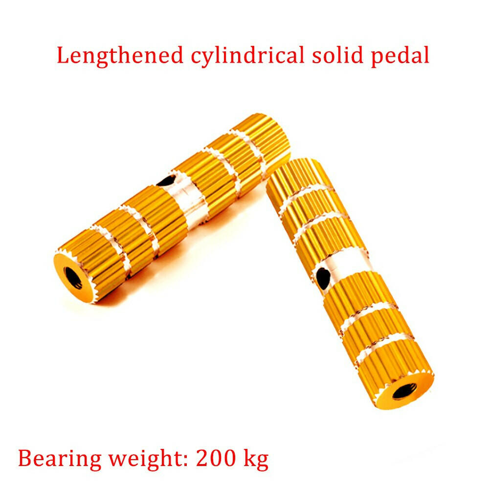 1 Pair Bicycle Pedals Axle Foot Rest Pegs Aluminum Alloy Anti-Slip BMX Bike Rear Wheel Pedal Bike Accessories-WAYBIKER