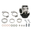 38mm Wastegate Aluminum Top Steel V-band External Wastegate for Supercharger Turbo Manifold 14PSI Turbo Car Universal-WAYBIKER