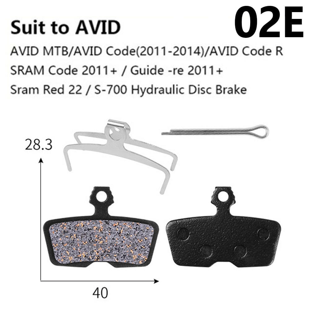 1 Pair/2pcs MTB DISC Brake Pads for Shimano XT DEORE MT200 315 For Magura/TEKTRO/AVID/MEGURA/HAYS Resin/Metal Disc Brake Pads-WAYBIKER
