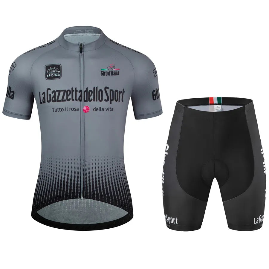 Tour Of Italy Bicycle Clothes Cycling Jersey Set Summer Road Bike Short Sleeve Cycling Clothing Men Mtb Jersey Set Sport Wear-WAYBIKER