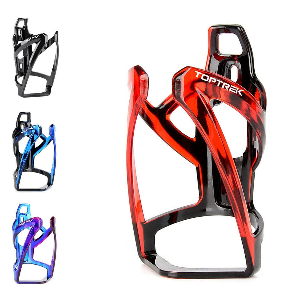 Toptrek Bicycle Bottle Cages MTB Road Bicycle Water Bottle Holder Colorful Lightweight Cycling Bottle Bracket Bicycle Accessory