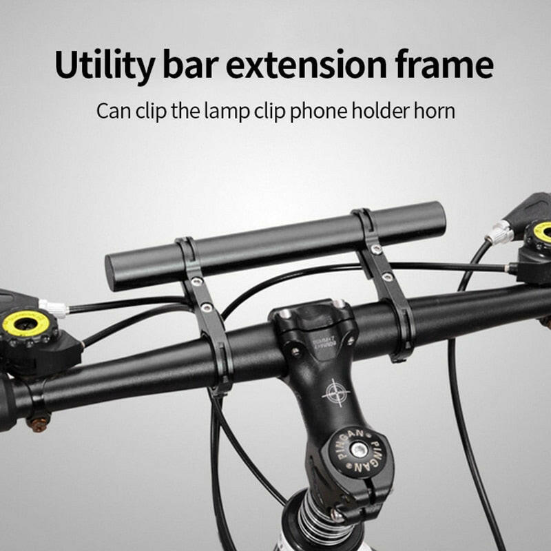 Bicycle handlebar extension bracket extension frame carbon tube double frame extension frame riding extension frame bicycle clip-WAYBIKER