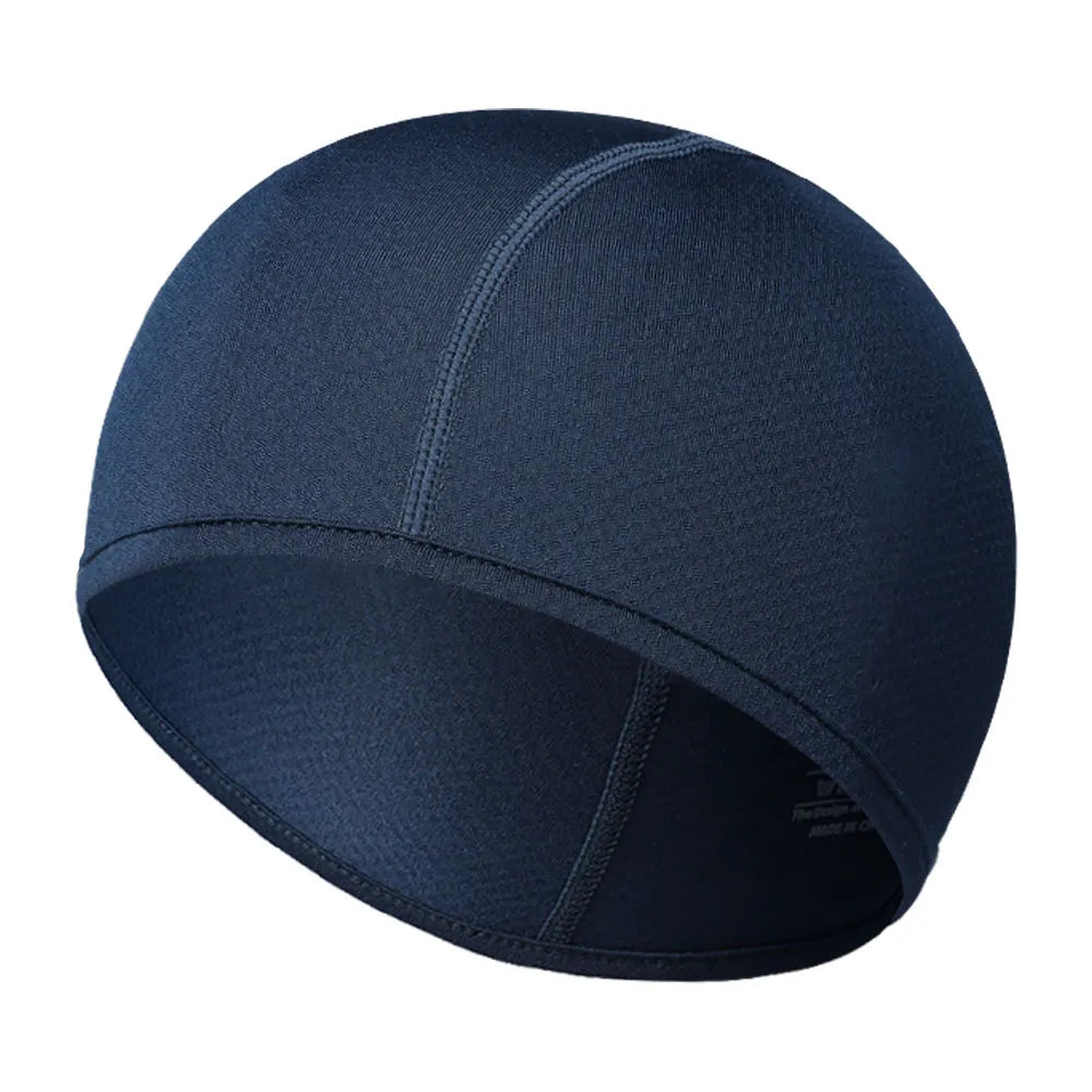 Quick Dry Cycling Cap Motorcycle Helmet Liner Bike Summer Running Riding Anti-sweat Quick-drying Breathable Sports Cycling Hat-WAYBIKER