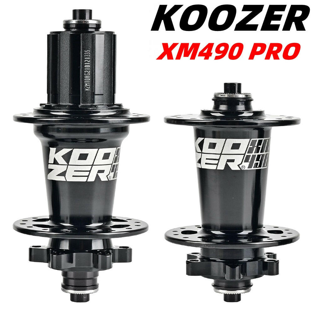 Bicycle hubs KOOZER XM490 PRO Mountain Bike Hub Stainless Steel Axle 32 Holes 6 Pawls 72 Clicks HG/XD/MS 8 9 10 11 12 Speeds