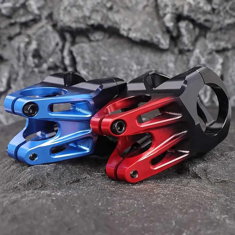 Lebycle Design 31.8mm MTB Bicycle Handlebar Stem Ultra Light 0 Degree Rise FR AM Enduro Short Bike-WAYBIKER