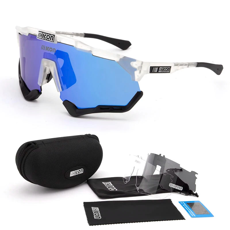 Polarized Cycling Glasses Men Women Outdoor Polarized Fishing Sunglasses Mountain Bicycle Glasses Road Bike Cycling Eyewear