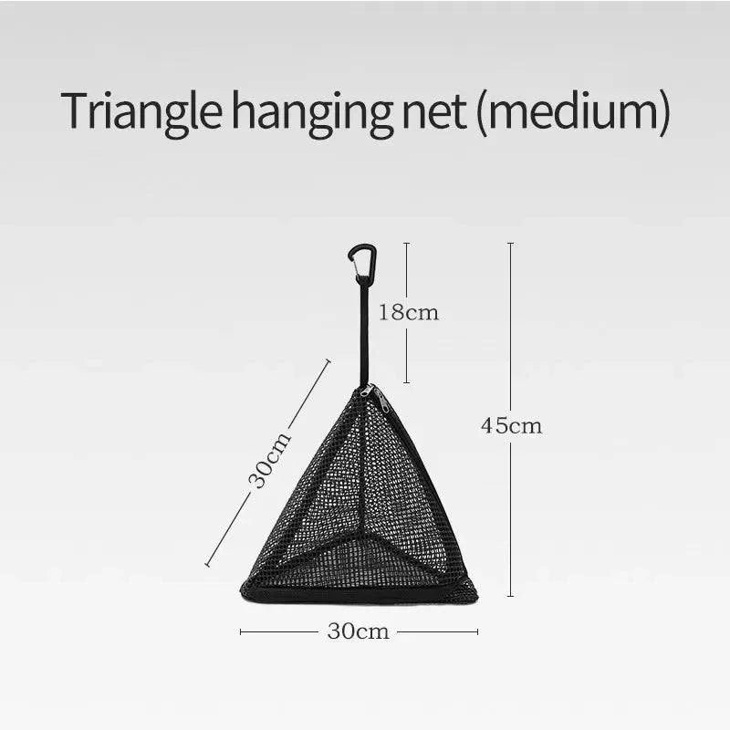 Drying Net Triangle Drying Hanging Mesh Storage Net Tent Food Dryer Net Outdoor Camping Organizer Mesh Storage For Foods Clothes-WAYBIKER