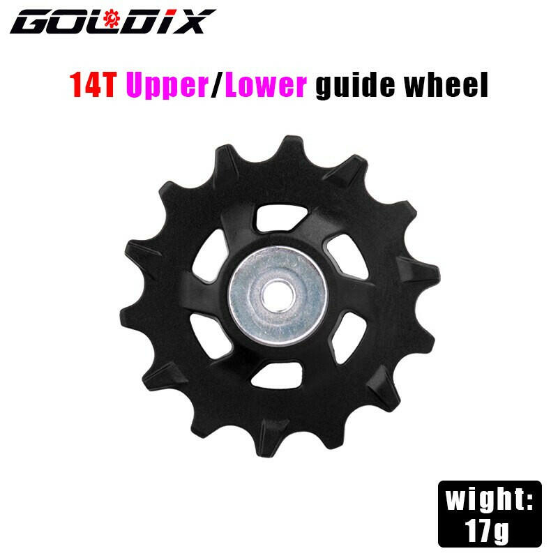 GOLDIX MTB Bicycle Pulley Wheel Nylon Fiber 11T 12T Road Bike Jockey Rear Derailleur Repair Kit for Shimano Sram X01 XX1 GX NX-WAYBIKER