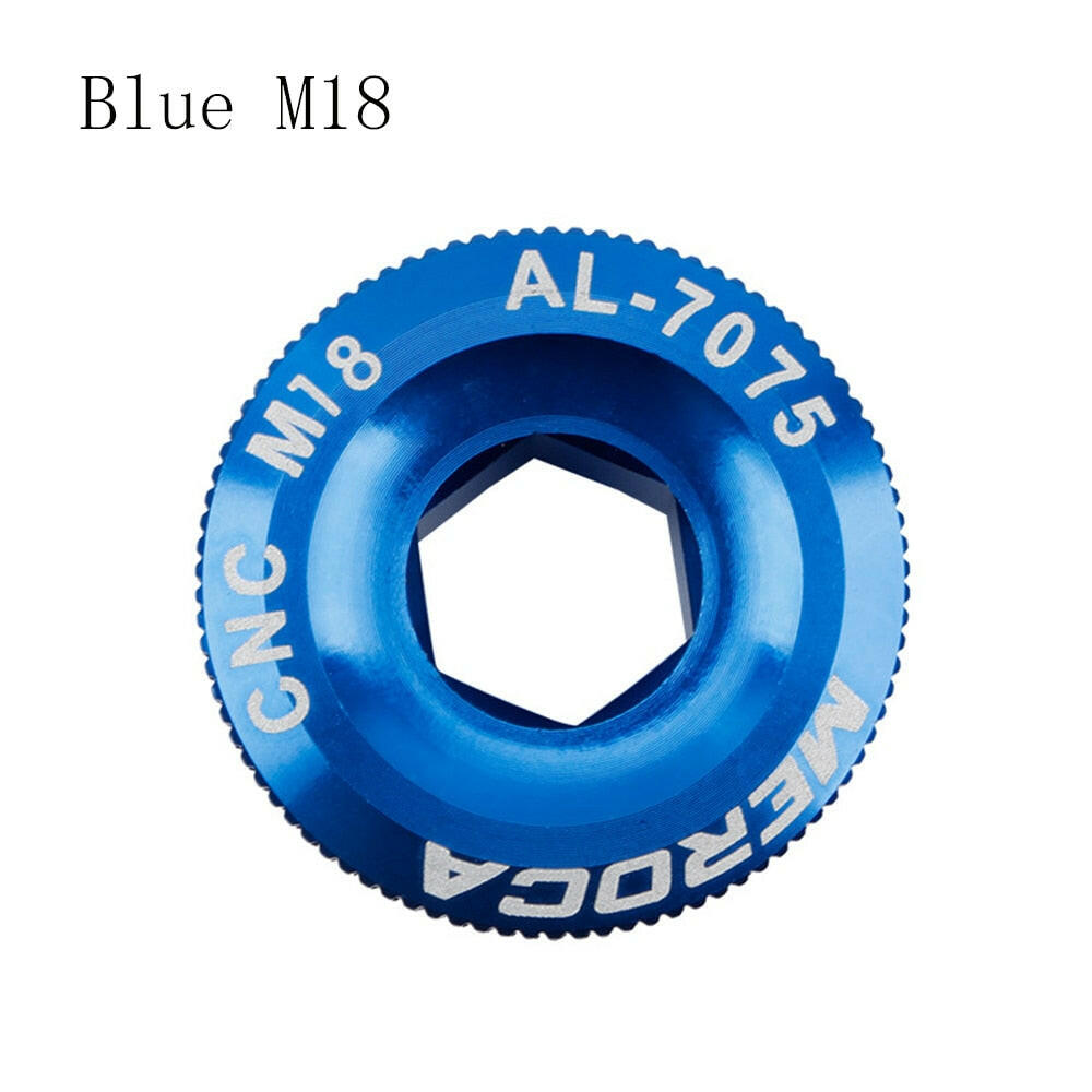 M18/M19/M20 Bicycle BB bolts Bottom Bracket Aluminum alloy CNC Crankset Nut Crank Cap Crankset Screws Crank Arm Fixing Bolt-WAYBIKER