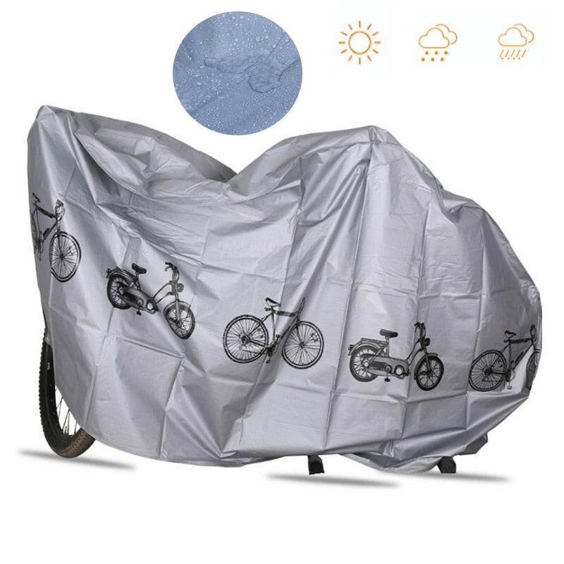 Bicycle Cover Bike Rain Cover PEVA 100x200cm Dust Cover Sun Protection Sunshade MTB Mountain Bike Motorcycle All Seasons-WAYBIKER