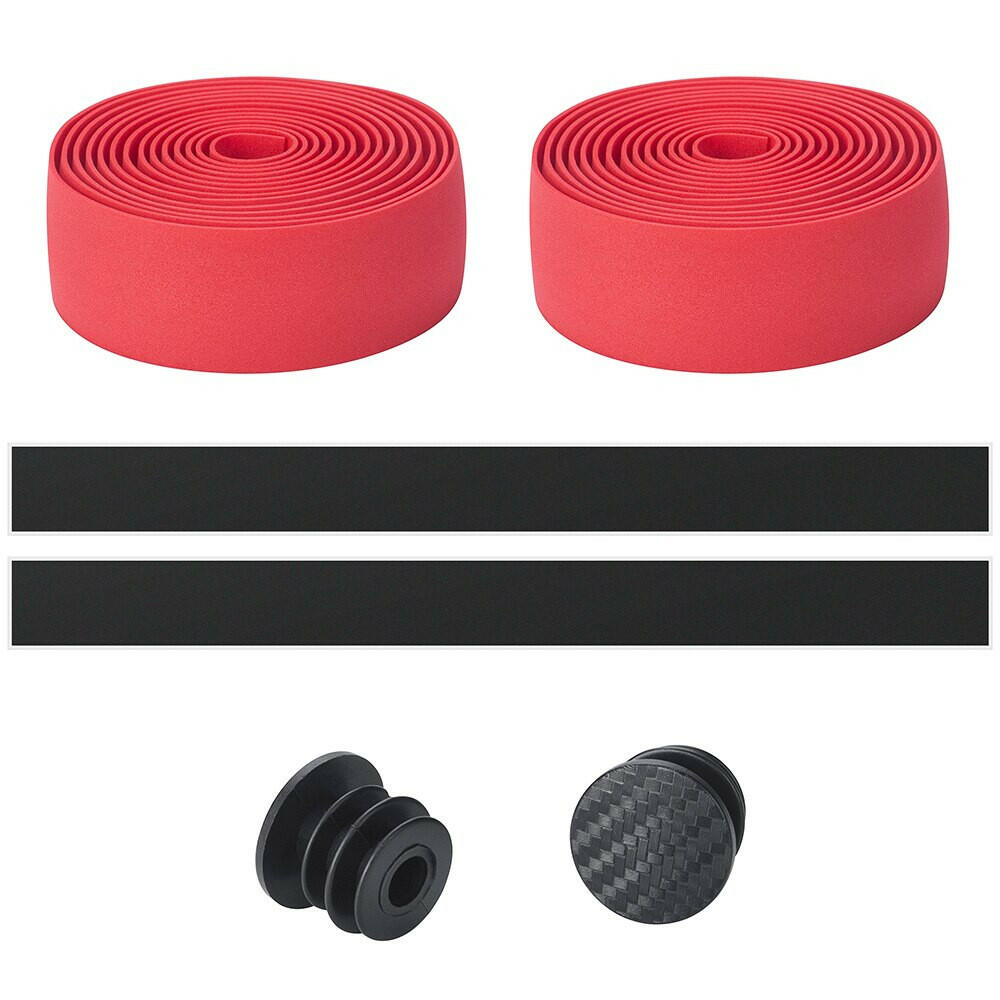 LINGMAI Bicycle Handlebar Tape Camouflage Anti-Slip Damping Cycling Road Bike Handle Belt Wraps With Bar End Plugs-WAYBIKER