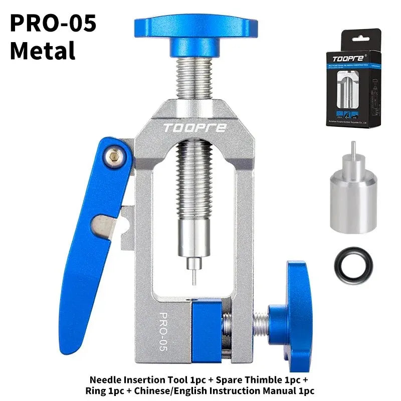 TOOPRE Bike Hydraulic Disc Brake Oil Needle Tools Driver Hose Cutter Cable Pliers Olive Connector Oil Needle Insertion Tools