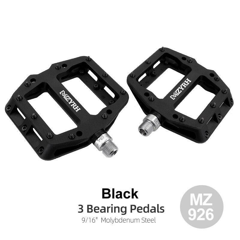 MZYRH Bicycle Pedal Anti-slip Ultralight Nylon MTB Mountain Bike Pedal Sealed Bearings Pedals Bicycle Accessories Parts-WAYBIKER