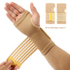 2pcs Elastic Bandage Wrist Guard Support Arthritis Sprain Band Carpal Protector Hand Brace Accessories Sports Safety Wristband-WAYBIKER