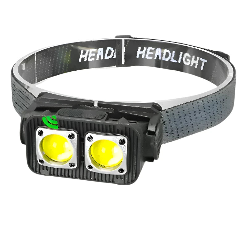 Super Bright Led Headlamp Portable COB Sensor HeadLight With 18650 Battery USB Rechargeable Head Flashlight For Fishing Camping-WAYBIKER