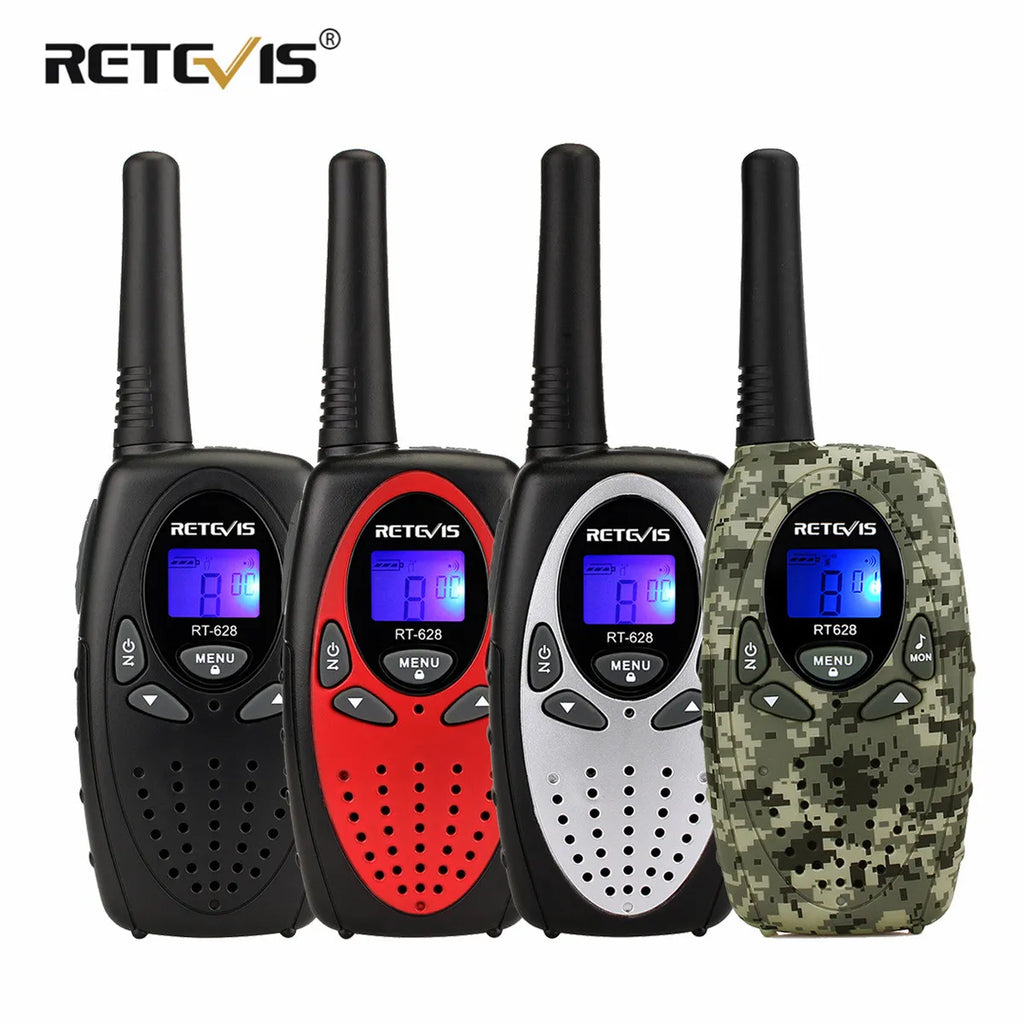 Retevis RT628 Walkie Talkie Children 2pcs PMR446 Kids Walkie-talkie Birthday Christmas Gift for Boy Girl Toy Radio Communicator-WAYBIKER