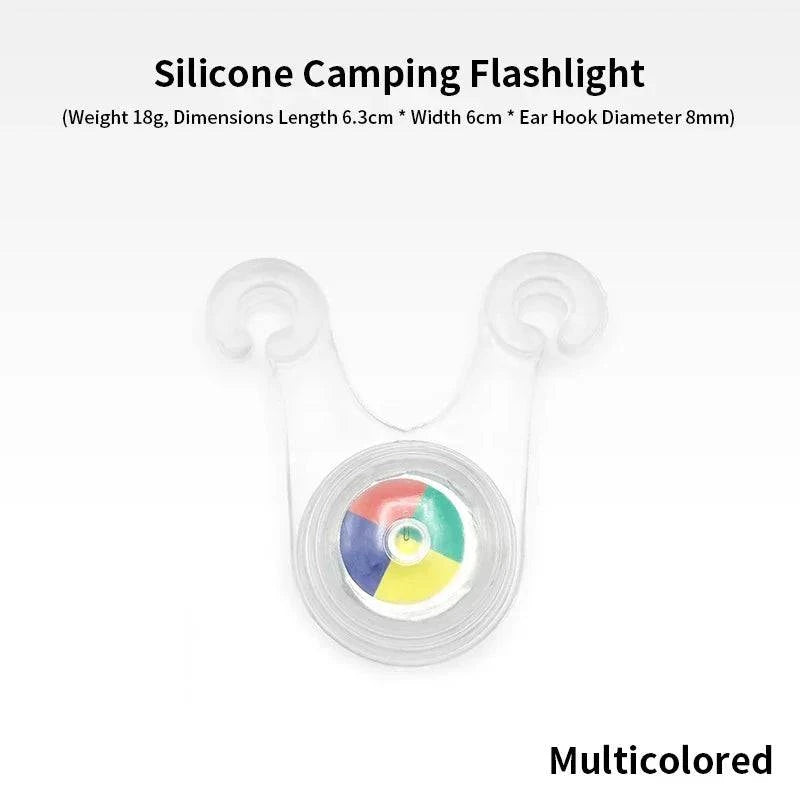 Outdoor Camping Decoration Light LED Tent Rope Hanging Light Backpack Bicycle Warning Tail Light Silicone Campsite Light Light-WAYBIKER