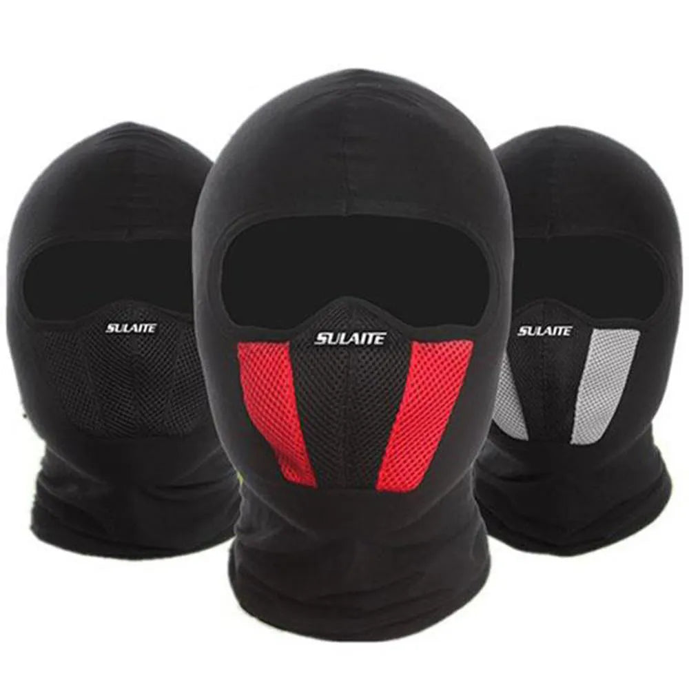 HEROBIKER Cycling Face Mask Shawl Four Seasons Thermal Fleece Face Shield Mask Moto Balaclava Windproof Cycling Ski Scarf-WAYBIKER