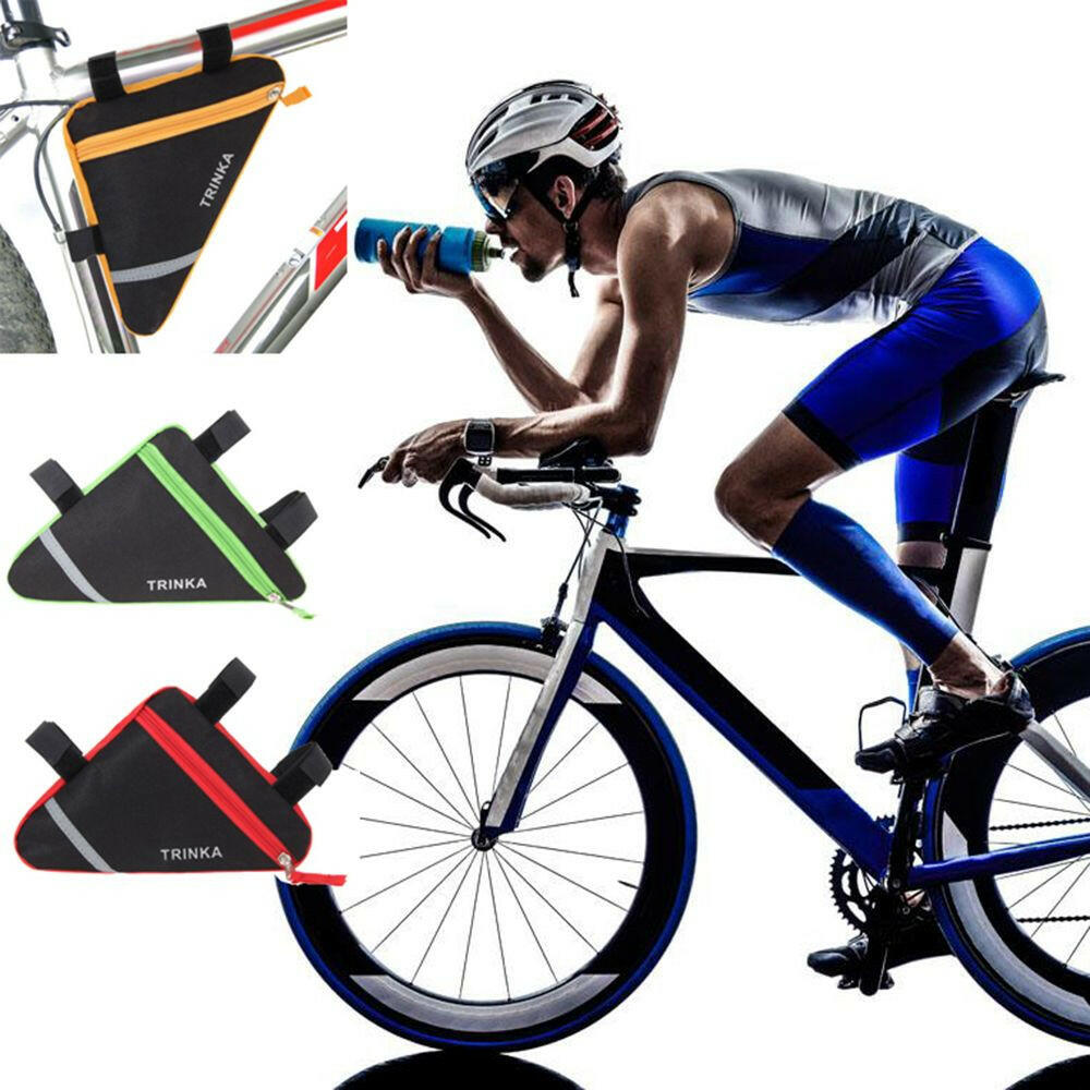 Bicycle Triangle Bag Waterproof Triangle Cycling Bike Bicycle Front HandlebarTube Frame Pouch Saddle Bag Case-WAYBIKER