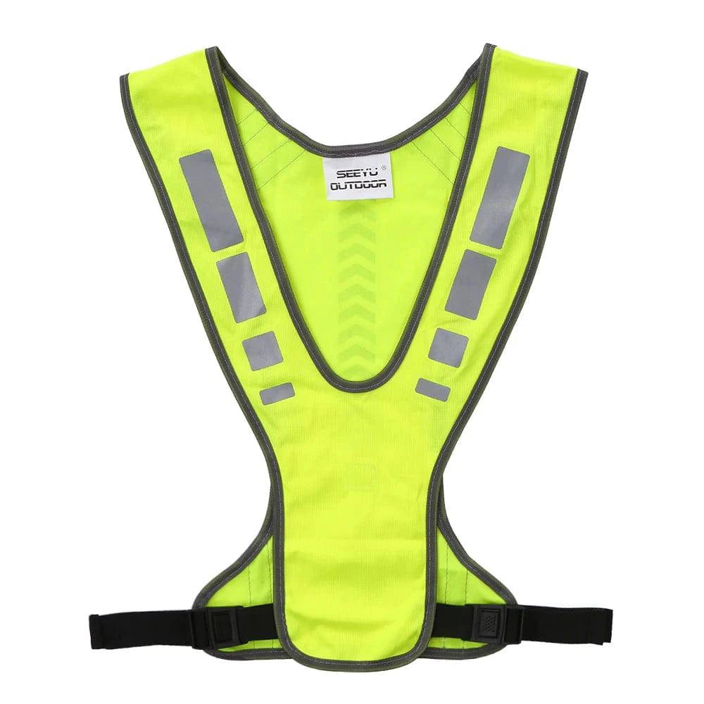 Cycling Reflective Vest High Visibility Safety Vest Outdoor Sports Running Cycling Reflective Vest with Pocket For Outdoor-WAYBIKER