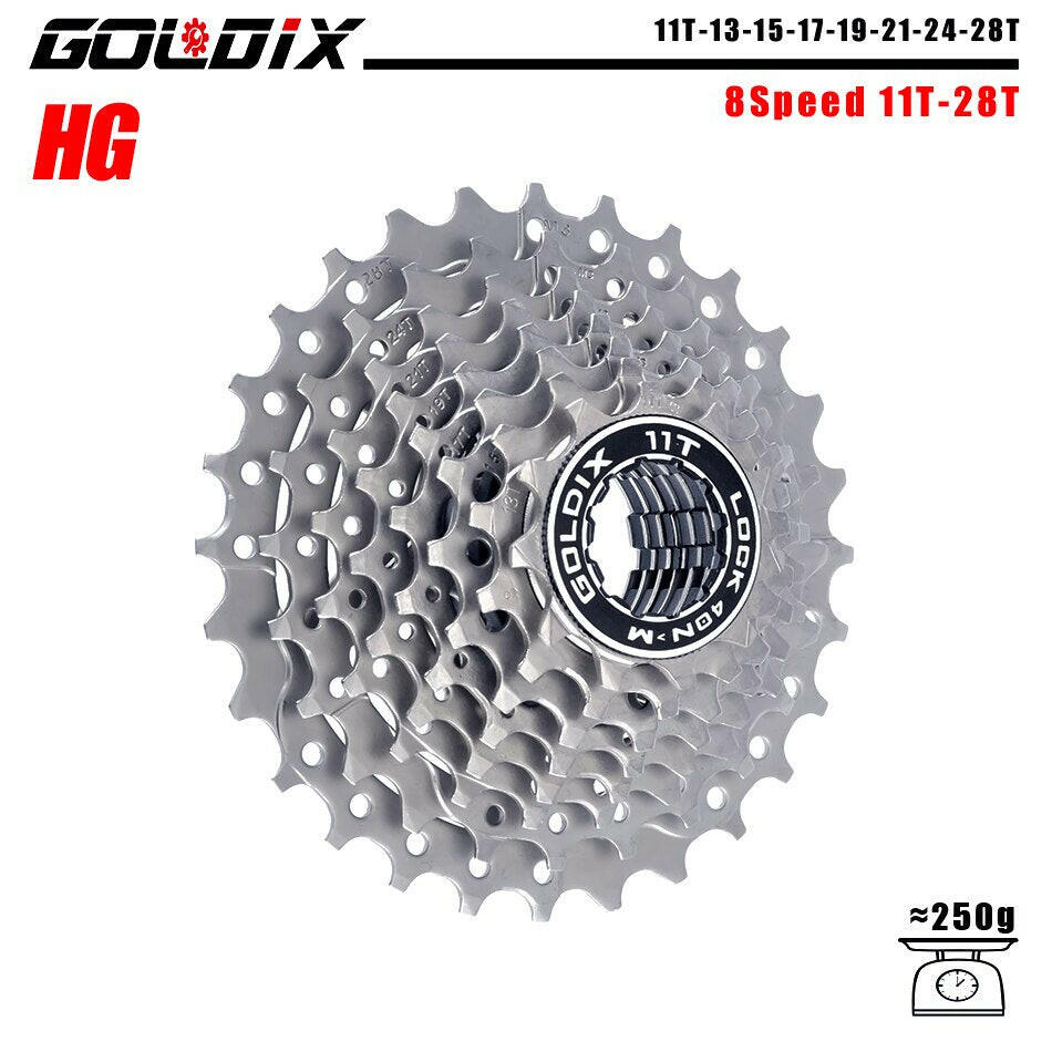 GOLDIX MTB/Road bike Cassette 11-25/28/32/34/36T bicycle freewheel 8/9/10/11/12 speed sprocket flywheel for Shimano SRAM-WAYBIKER