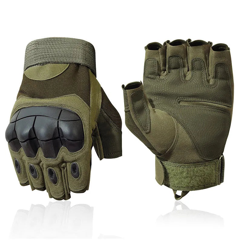Tactical Half Fingerless Gloves Military Glove Outdoor Fitness Sport Camping Climbing Cycling Hunting Hiking Shooting Gloves Men-WAYBIKER