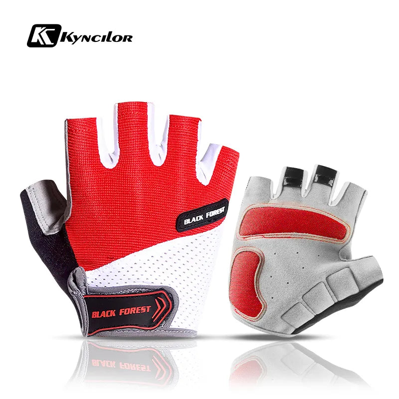 Shockproof GEL Pad Cycling Gloves Half Finger Sport Gloves Men Women Summer Bicycle Gym Fitness Gloves MTB Gloves-WAYBIKER