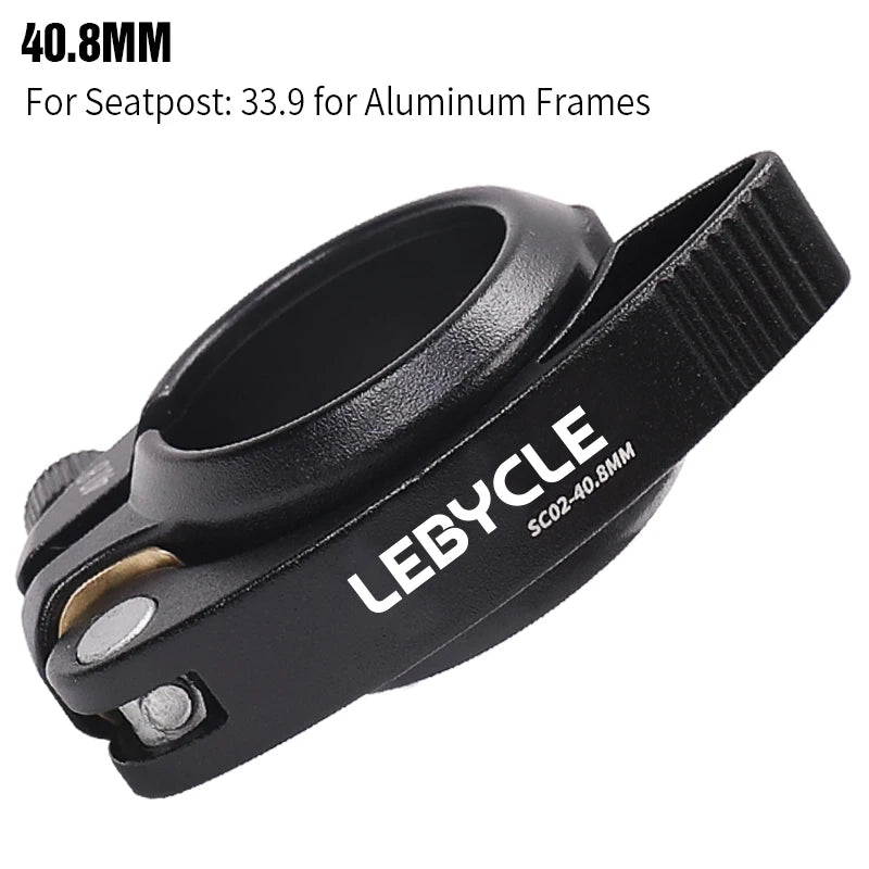 Lebycle Bicycle Seatpost Clamps Quick release 40mm / 40.8mm Aluminum alloy Mountain road bike Cycling Accessories-WAYBIKER
