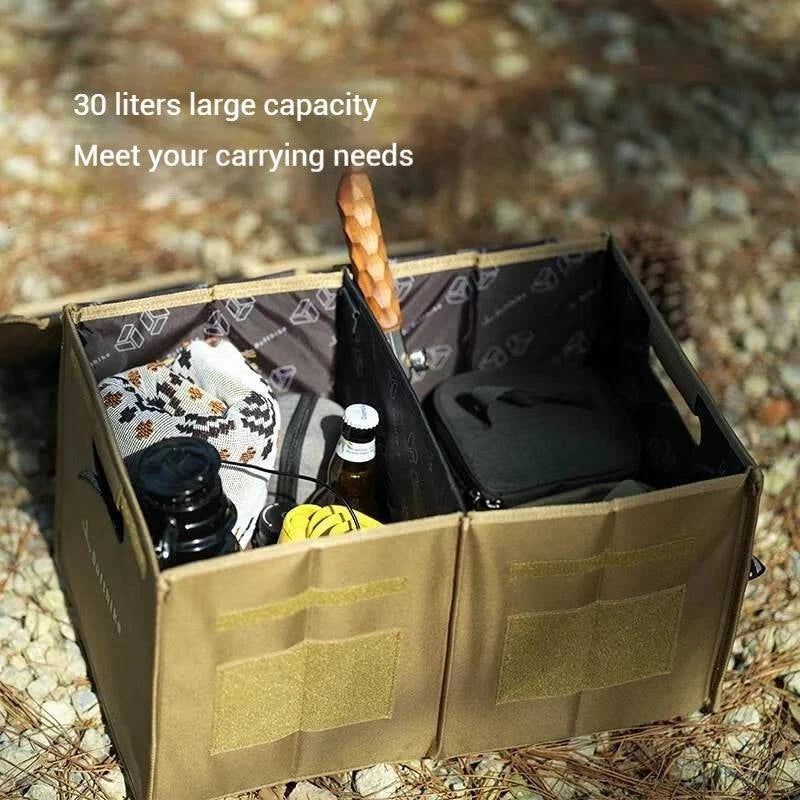 Defthike Camping Equipment Tool Bag Multifunctional Folding Car Trash Can Bag Storage Bag-WAYBIKER